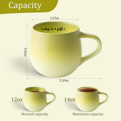 Today Is a Gift — Green Panda Mug